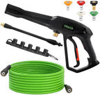PWACCS Pressure Washer Gun and Hose Kit, 25 FT Power Washer Hose Wand by PWACCS