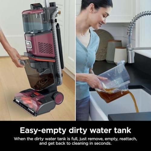 Shark EX150 CarpetXpert, Upright Carpet, Area Rug & Upholstery Cleaner for Pets, Built-in Spot & Stain Eliminator, Deep Cleaning & Dirt & Grime Removal, Carpet Shampooer, Magenta (Renewed) - Image 6