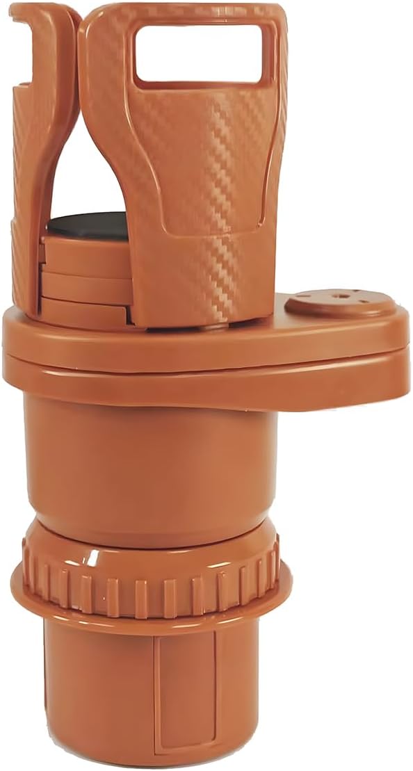 2 in 1 Car Cup Holder Expander, Multifunctional 360° Rotating Vehicle Cup Holder Adapter with Adjustable Base, Auto Interior Drinks Bottles Expander, Universal for Sedan RV Truck - Image 7