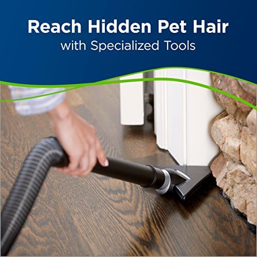 Bissell 2254 CleanView Swivel Rewind Pet Upright Bagless Vacuum, Automatic Cord Rewind, Swivel Steering, Powerful Pet Hair Pickup, Specialized Pet Tools, Large Capacity Dirt Tank, Teal - Image 6