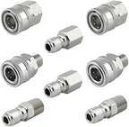 Raincovo Pressure Washer Quick Connect 3/8 Inch, Stainless Steel, 8 Piece by Raincovo