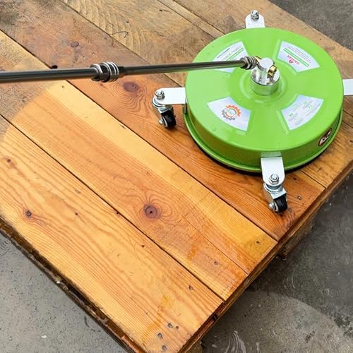 PWACCS 14" Pressure Washer Surface Cleaner with Wheels, Stainless Steel - Image 6