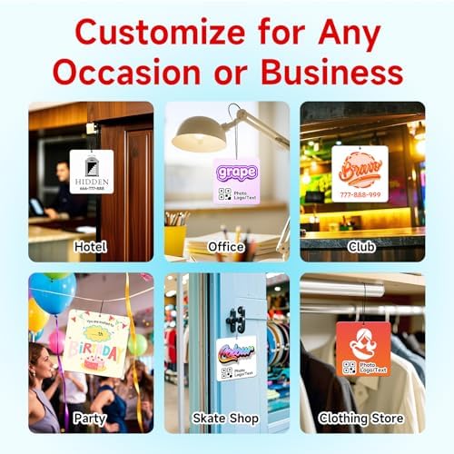 Bulk Custom Car Air Fresheners with Logo or QR Code - Image 4