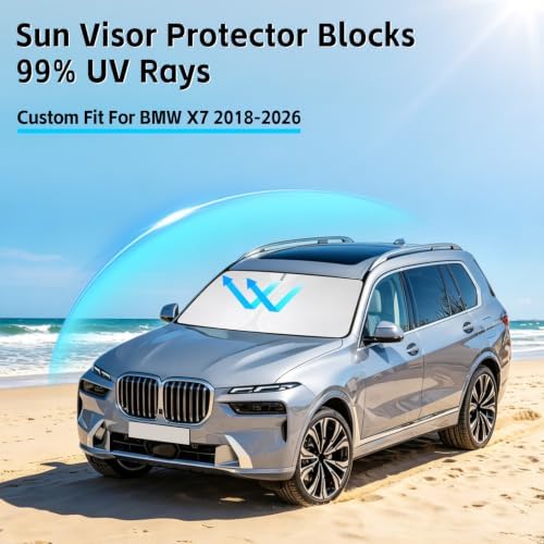 Windshield Sun Shade for BMW X7 2018-2026 Sunshade - Image 2