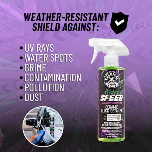 Chemical Guys, HydroSpeed Ceramic Quick Detailer Spray, Slick Gloss, 16 oz - Image 3