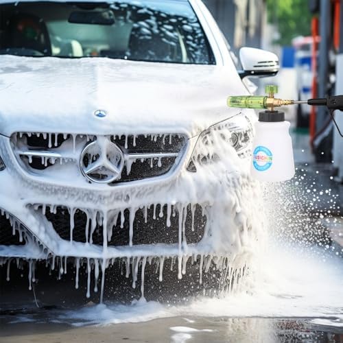 DUSICHIN Foam Cannon for Pressure Washer Wide Neck Car Wash Snow Soap Dispenser for Car Washing with 1/4 Inch Quick Connector, Additional 1.04 mm Orifice Nozzle DUS2601 - Image 5