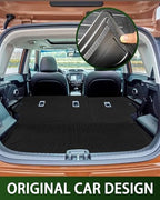 for Kia Soul 2014-2019 Trunk Mat Back Seat Cover Cargo Mat Cargo Liner Protector with Backrest Mat Dog Liner TPE All Weather - Image 4
