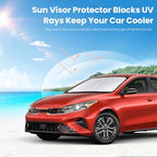 Windshield Sunshade for Kia Forte 2019-2024 2025 2026 Window Sun Shades - Image 2