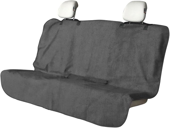 Car Towel Seat Cover, Waterproof Non-Slip Back Seat Protector for Post Gym Workout Beach Hiking, Sweatproof Washable Bucket Seat Protective Cover for Car SUV Truck Sedan (Gray) by Unknown