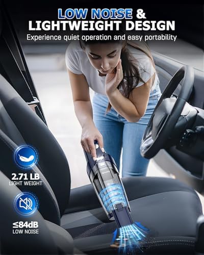 AHNR Handheld Vacuum Cordless Rechargeable, Hand Held Car Vacuum Cleaner - Image 7