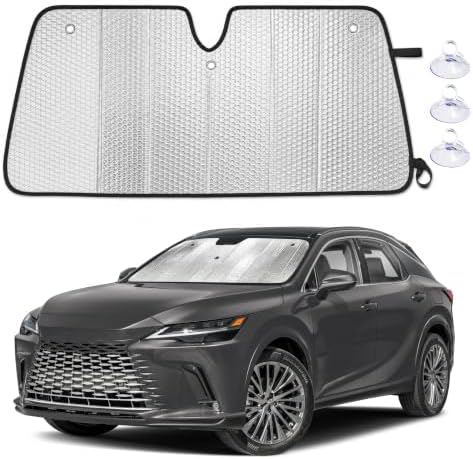 EcoNour Foldable Sun Shade Fit for Lexus RX 2023-2023 2024 2025 by EcoNour