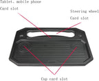 CYDZSW Car Steering Wheel Tray for Eating Food,Steering Wheels Desk Road Trip Essentials for Adults,Car Table Food Trays Organization,Cars Cool Interior Gadgets Accessories(Black) - Image 8
