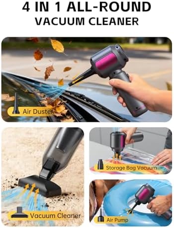 Handheld Car Vacuum Cleaner High Power 22000Pa, Cordless Portable Vacuum - Image 2