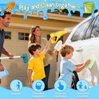 deAO Kids Car Wash Toy Cleaning Set with Brush Spray Bottle Ages 3+ - Image 3