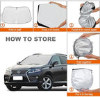Foldable Front Windshield Sunshade fit for Lexus RX 2010-2015 - Image 5