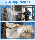 Dual Turbo Nozzle Pressure Washer, Power Washer 360° Rotating Turbo Nozzle, Twin Pressure Washer Tip with 1/4" Quick Connect, 4800 PSI, 4-6 GPM, 2.0 Orifice - Image 2