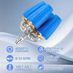 4-in-1 Turbo Nozzle Pressure Washer, 1/4" Quick Connector, 4000 PSI - Image 3