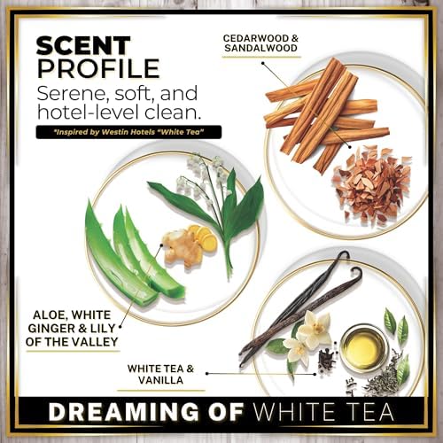 Urban Naturals Car Air Freshener Diffuser 3 Pack, White Tea Hotel Scent - Image 4