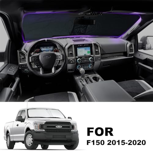 Foldable Front Windshield Sunshade fit for F150 2015-2020 - Image 3