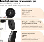 Car Wash Foam Gun, High Pressure Vehicle Wash Soap Sprayer with 8 Adjustable Watering Patterns, Automotive Hose Nozzle Foam Blaster, Universal for Automobile RV Truck (Black) - Image 4