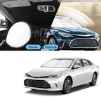TINGLU Sun Shade for Toyota Avalon 2013-2018 Accessories Windshield Sun Shade Window Shade UV Rays Protection Sun Visor Cover with Steering Wheel Sunshade Storage Bag - Image 6