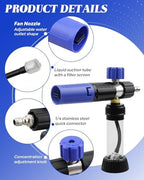 Mini Magnetic Suction Foam Cannon Fit for Most Car Washing Accessories Foam Cannon for Pressure Washing Accessories Washer with 1/4'' Quick Connector Adjustable Nozzle - Image 3