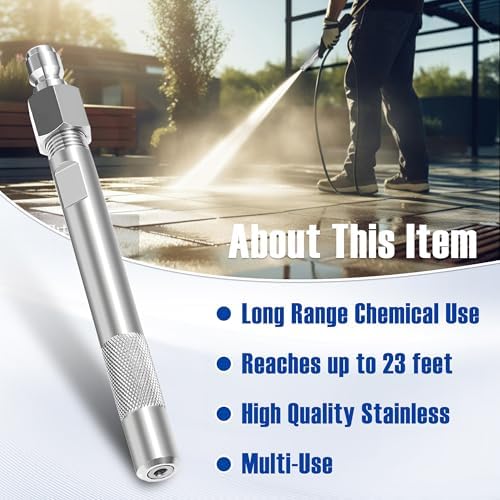 JOEJET Shooter Tip for Pressure Washer, 1/4" Quick Connect - Image 4