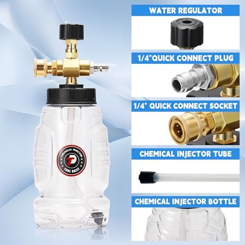 Tool Daily Chemical Injector for Pressure Washer, Black Soap Nozzle - Image 2