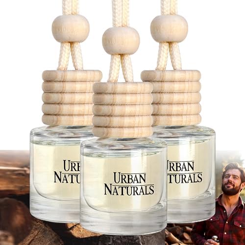 Urban Naturals Car Air Freshener Diffuser 1 Pack, Mahogany Teakwood Scent by UrbanNaturals