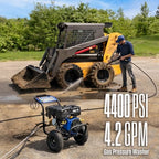 Westinghouse WPX4400 Gas Pressure Washer, 4400 PSI and 4.2 GPM, Spray Gun and Wand, 5 Nozzle Set, for Cars/Fences/Driveways/Homes/Patios/Furniture - Image 2
