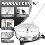 LidoDola 19'' Pressure Washer Surface Cleaner, Power Washer Accessory - Image 3