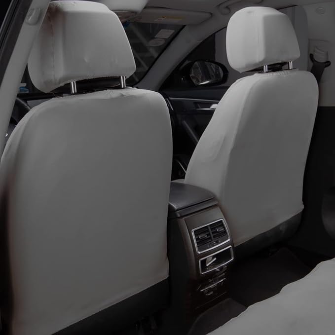 Flying Banner Car Seat Covers Front Seats Rear Bench Polyester car seat Protectors Easy installations Rear Bench Split Classic Man Lady Truck - Image 3