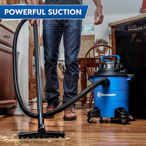 Vacmaster VOC507PF 0101 5-Gal 3 Peak HP Utility Wet/Dry Vacuum Blue - Image 3