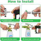 DUSICHIN Pressure Washer Attachment Gun Short Wand Lance Snow Foam Cannon - Image 6