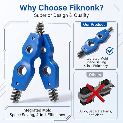 2 PCS Car Terminal Cleaner Spray, 4-in-1 Terminal Post Cleaner Brush with Steel Wire, Cleaning Tool for Terminals and Connectors, Universal for Most Cars, Trucks, SUVs (Blue) - Image 7