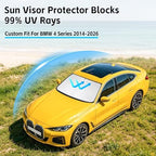 Windshield Sun Shade for BMW 4 Series 2014-2026 Sunshade - Image 2