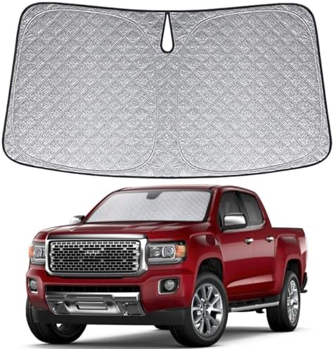 6 Layers Windshield Sun Shade for GMC Sierra 2019-2024 by Federedevo