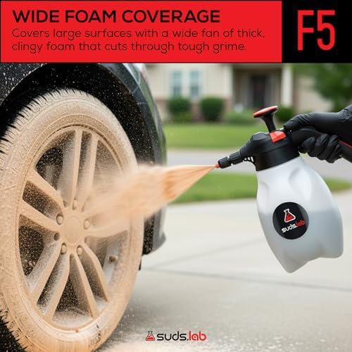 Suds Lab F5 Foam Master, Triple-Action Pump Sprayer, 3 Nozzles, 70 oz. - Image 5