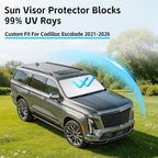 Windshield Sun Shade for Cadillac Escalade 2021-2026 Sunshade - Image 2