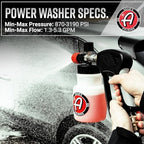 Adam's Polishes Premium Foam Cannon - Soap Sprayer for Car Wash | Sprayer Cannister for Pressure Washer 1/4" Quick Disconnect - Image 4