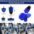 37Pcs Car Detailing Kit, Car Detailing Brush Set, Car Wash Cleaning Kit, Car Detailing Brushes, Professional Car Care Kit for Interior Exterior Wheels, (Drill is NOT Included) - Image 2