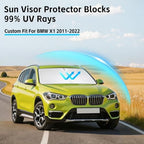Windshield Sun Shade for BMW X1 2011-2022 Sunshade - Image 2