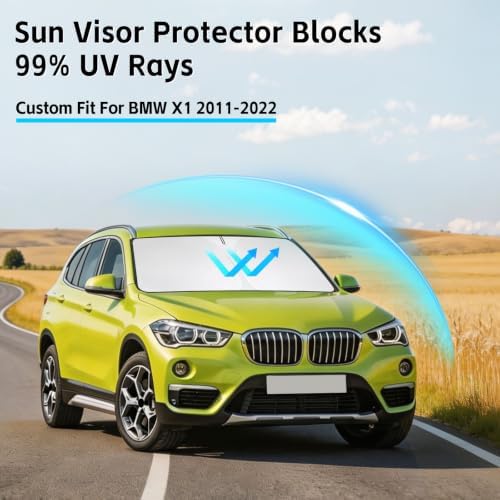 Windshield Sun Shade for BMW X1 2011-2022 Sunshade - Image 2
