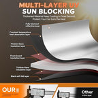 Windshield Sun Shade for GMC Hummer EV 2022-2026 - Image 2