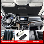 Windshield Sun Shade for Ford Bronco 2021-2026, Accordion Folding Design - Image 6