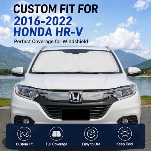 Custom Fit Windshield Sun Shade for Honda HRV HR-V 2016-2022 - Image 2
