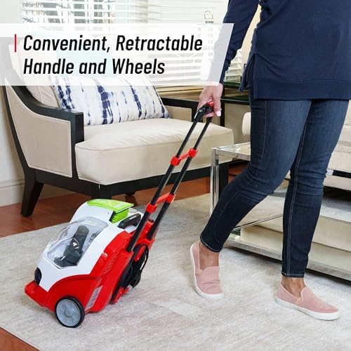 Rug Doctor Pet Portable Spot Cleaner with the Most Powerful Suction Item Highlight: Dual-Action Pet Tool Picks Up Pet Hair and Removes Stains and Odors, Wheels and Retractable Handle Makes Maneuvering Easy - Image 4