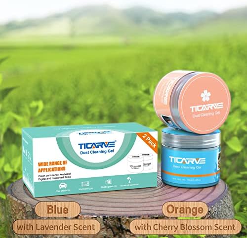 TICARVE 2pack Car Cleaning Gel Car Putty Car Accessories Auto Cleaner Tools - Image 7