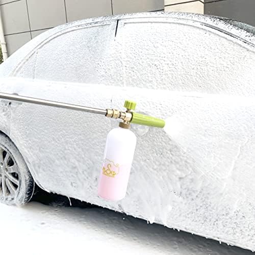 ESP Foam Cannon Snow Foam Lance Pressure Power Jet Washer Quick Release Adjustable Nozzle with 1 Liter Bottle Washing Mitts 1 Towel - Image 6