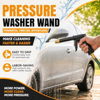 High Pressure Hose Spray Gun with Foam Cannon Garden Hose Nozzle for Car Wash Patio Garden & Outdoor Cleaning - Image 2